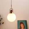 Top Glass Shade Pendant Lamp Scandinavian Design lights