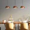 Wood Dome Pendant Lamp Dining Room lights