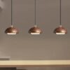 Wood Dome Pendant Lamp Scandinavian Design light