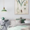 Metallic Chic Pot-Lid Pendant Lamp Bedroom lights