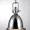 Norsannu Industrial Tall Bunker Pendant Lamp - chrome