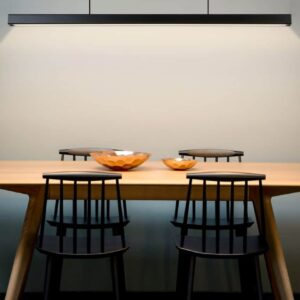 Wood Ends Linear Lamp Dining Room lights