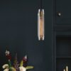 Long Crystal Pendant Lamp Modern lights