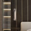 Norsyrk Modern Long Crystal Pendant Lamp