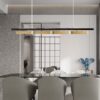 Sleek Long Bar Pendant Lamp Kitchen Island lights