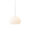 Topana Minimalist White Frosted Glass Pendant Light