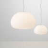 White Frosted Glass Pendant Light Hall lights