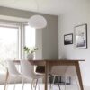 White Frosted Glass Pendant Light Modern Lightings