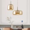 Goodomu Glass Domes Pendant Lamp dining