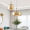 Goodomu Glass Domes Pendant Lamp dual