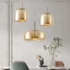 Goodomu Glass Domes Pendant Lamps