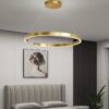 Lacrosheen C-shape Ring Hanging Lamp single