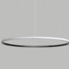 Lanuka Modern Minimalist Round Ring Pendant Lamp unlit ring light