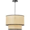 Kresteda Rattan Dual Layer Pendant Lamp rattan details