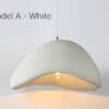 Luddega EggShell Shape Pendant Lamp-model A - white