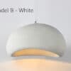 Luddega EggShell Shape Pendant Lamp-model B - white