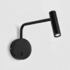 Njála Swing Arm Wall Lamp black