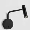 Njála Swing Arm Wall Lamp-black.