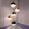 Ragnola Round Grid Glass Cover Pendant Light