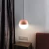 Ragnola Round Grid Glass Cover Pendant Light cosy corner