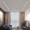 Reetahnna Slim Rectangular Linear Ceiling Lamp 2