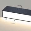 Reetahnna Slim Rectangular Linear Ceiling Lamp details