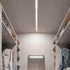 Reetahnna Slim Rectangular Linear Ceiling Lamp walk in wardrobe