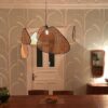 Margrethe Rattan Zen Style Pendant Lamps - dining lighting