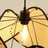 Margrethe Rattan Zen Style Pendant Lamps - fan lights