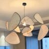 Margrethe Rattan Zen Style Pendant Lamps - living room light