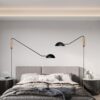 Marika Long Arm Wall Lamp - bedside