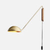 Marika Long Arm Wall Lamp - gold