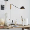 Marika Long Arm Wall Lamp - study table