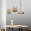 Osinnu Rope-it-up Glass Jar Pendant Light round table
