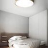 Rondale Scandinavian Leather Strapped Wooden Ceiling Lamp - light wood