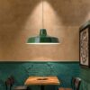 Elkano Modern Industrial Chic Pot-Lid Pendant Lamp - restaurant lights