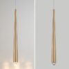 Juanpablo Slim Tube Pendant Lamp gold colour