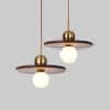 Kipstarno Wood Plate Pendant Lamp