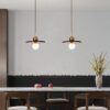 Kipstarno Wood Plate Pendant Lamp scandinavian style