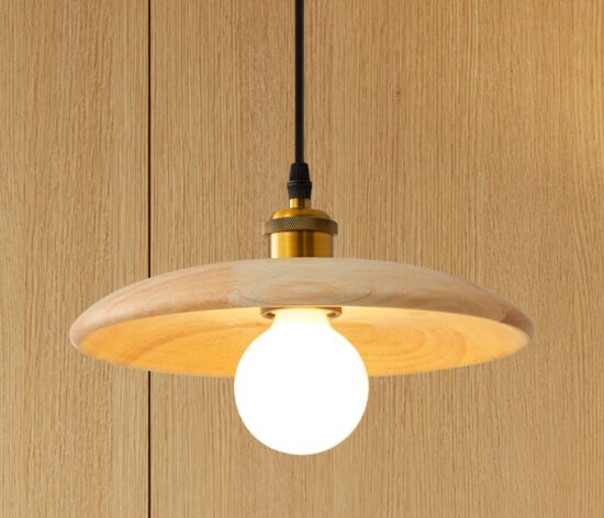 Kipsteeno Wood Shade Pendant Light | Screed