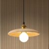 Kipsteeno Wood Shade Pendant Lamp stylish lights