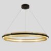 Lanuda Round Ring Grid Frame Pendant Light single ring