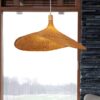 Madhada Bamboo Weave Straw Hat Pendant Lamp single lamp