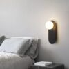 Aalberg Modern Oval Candlelight Wall Lamp - bedroom wall mounted lamp
