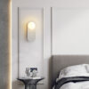Aalberg Modern Oval Candlelight Wall Lamp - bedside wall lamp