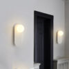Aalberg Modern Oval Candlelight Wall Lamp - corridor wall lamp