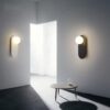 Aalberg Modern Oval Candlelight Wall Lamp - living area wall lamp