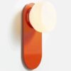 Aalberg Modern Oval Candlelight Wall Lamp - orange wall lamp