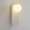 Aalberg Modern Oval Candlelight Wall Lamp - white wall lamp