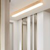 Ainoxel Wooden Flush Mount Ceiling Light - corridor ceiling lamp